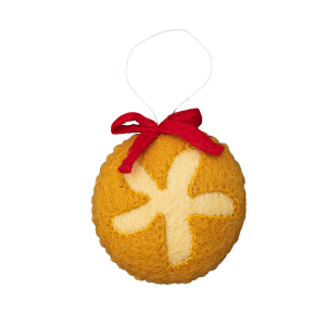 Felt Sourdough Bread Ornament